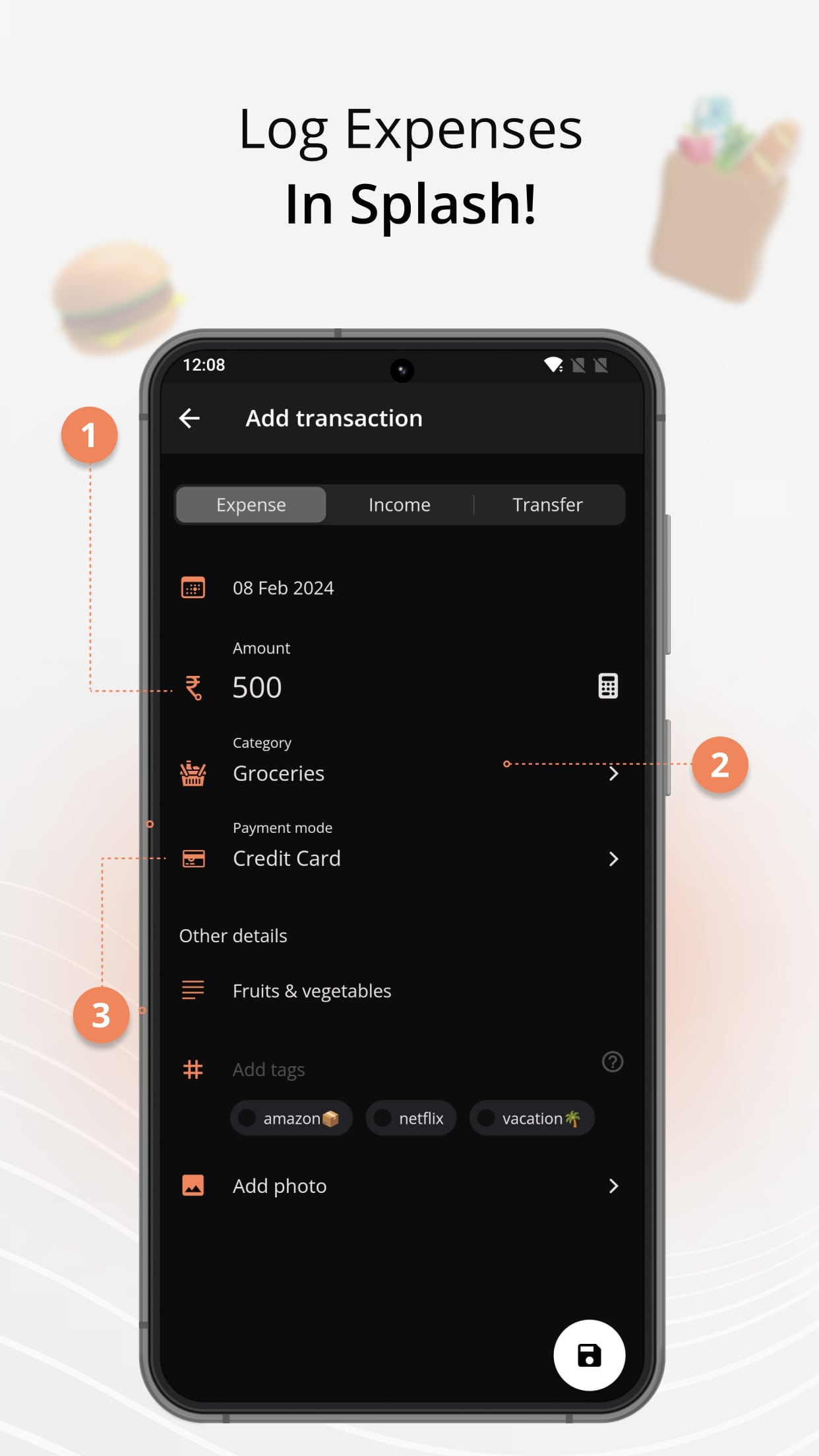 Expense tracking - Expenses Manager